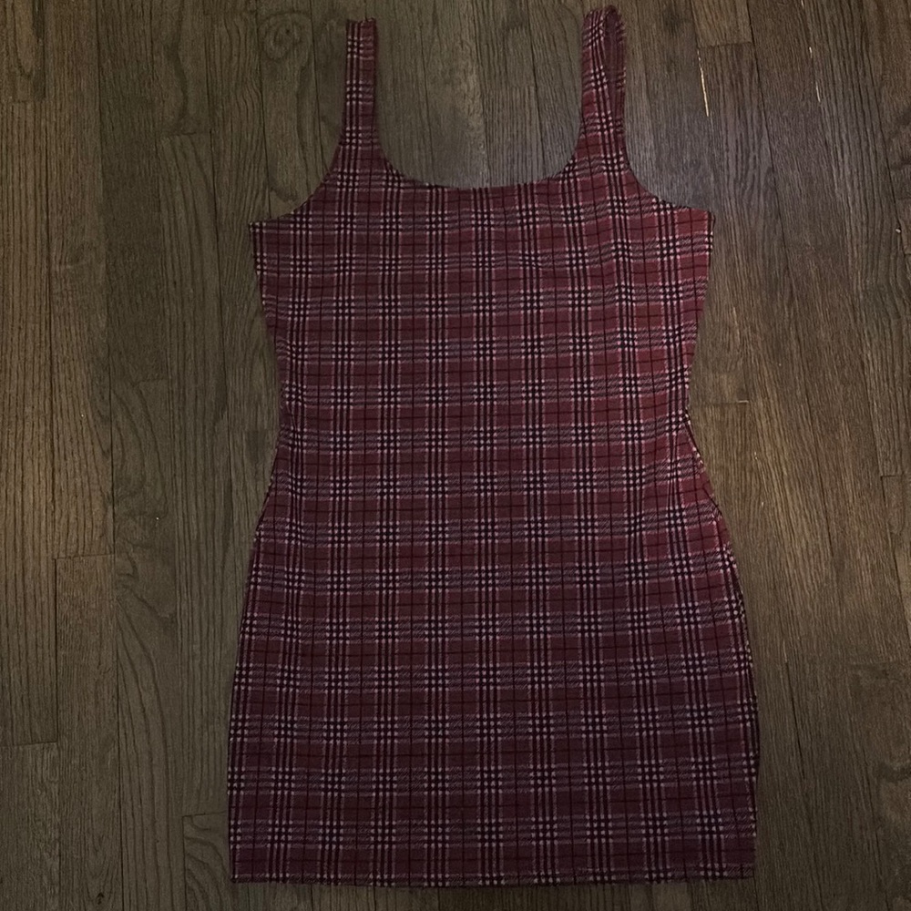 Plaid Mini Dress